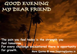 Good Evening Friends – Quotes and Sayings Images