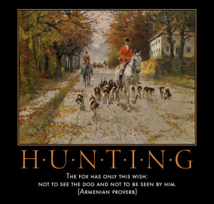 The fox has only this wish: not to see the dog and not to be seen by ...