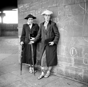 Photograph by Ken Russell January 1955 of Teddy Girls, Pat Wiles and ...