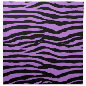 Zebra Stripes Cloth Napkin
