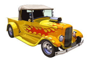 Keith Yellow Truck Yellow 1928 hotrod pickup