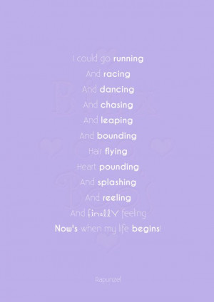 Disney Princess Word Art. Rapunzel Tangled Quote by BinxAndBoos, £3 ...