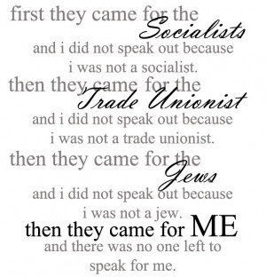 quote by German Pastor Martin Niemoller