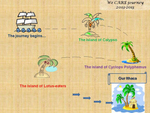 map odysseus journey in order