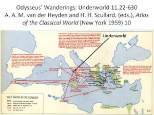 maps of odysseus journey