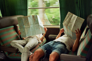 boy, couple, girl, map, together, travel