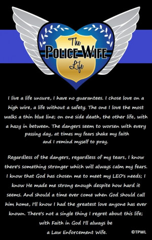 police wife life