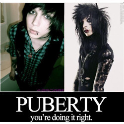 andy sixx puberty by BlackStar102889