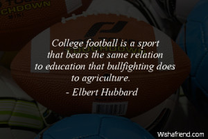 americanfootball-College football is a sport that bears the same ...