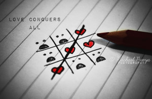 Love conquers all - pertinent quote.