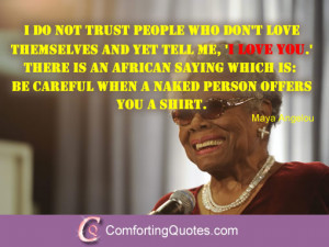 Maya Angelou Quotes About Self Love