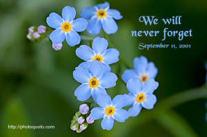 Sayings, Quotes: We will never forget