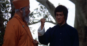 Roy Chiao and Bruce Lee in 