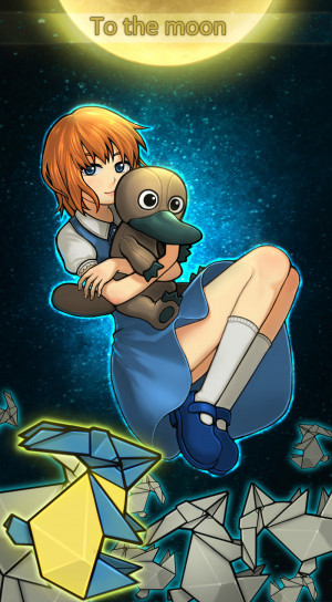 ... the steam and enjoyed to the moon this game really great story so draw