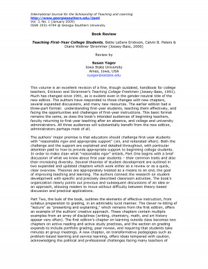 college level book report template