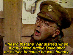 Baldrickwhat started WWI?