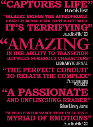 Testimonials for Tavia Gilbert