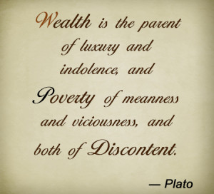 Quote on wealth