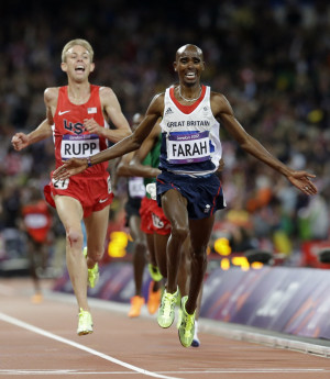 London Olympics: Britain's Mo Farah wins gold in 10,000 meters; Galen ...