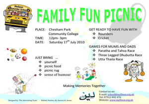 Come join myDeen for their end of term fun for all the family.