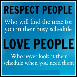 ... busy schedule love people who never look at their schedule when you