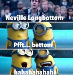 Pfft bottom :) minionsPotter Stuff, Harry Pottermi, Laugh, Pfft Bottom ...