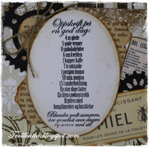 Text Stamps: North Star stamps. Dies: Spellbinders.