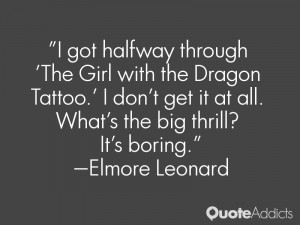 Elmore Leonard Quotes