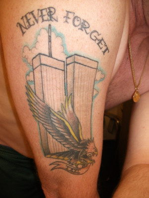 ... Buildings, American Eagle and Quote: Never Forget - Collector: Bob S