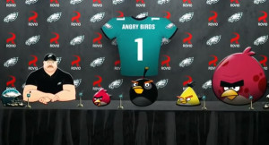 andy reid announcing partnership with angry birds roviomobile andy ...