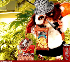 Your eyes red, you got the munchies