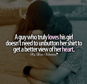 Love hurts quotes - A guy who truly loves