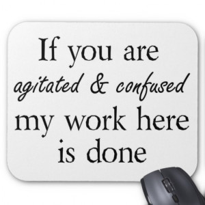 Funny quotes mousepads joke gifts humour mouse pad
