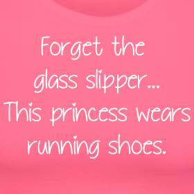 Design ~ Forget the glass slipper... This princess wears running shoes ...