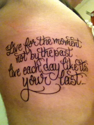 Mgk lyrics tattoo. Want. Love the quote hate the placement and ...