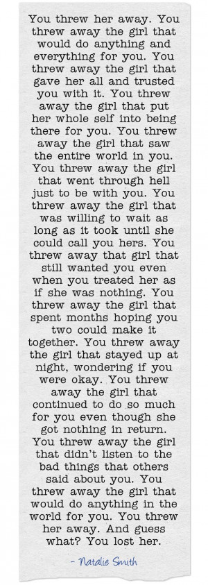 You lost her.Life Quotes, Funny Quotes, You Lost Her, Funnyness Quotes ...