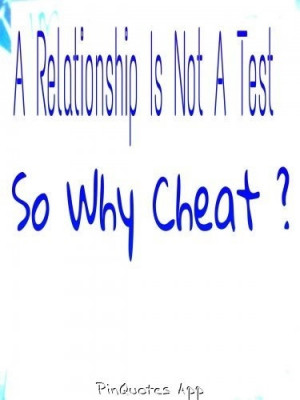 why cheat?!!!