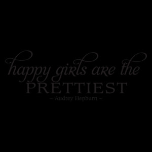 Happy Girls Fancy Wall Quotes™ Decal