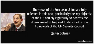 More Javier Solana Quotes