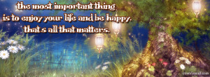 Happy Life Quotes Cover Photos For Facebook Your life facebook cover