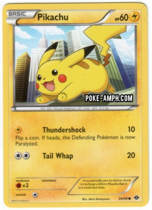Mega Pikachu Pokemon Card Ex
