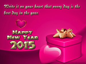 Happy New Year 2015 Romantic Heart Quotes | New Year Quotes