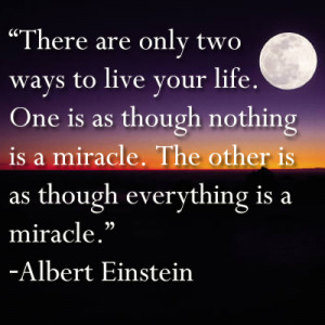 Miracles by Einstein