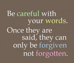 Careful With Words | Inspirational Quotes