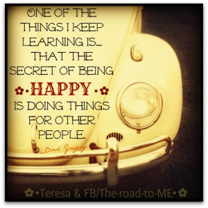 Being happy
