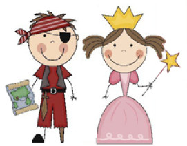 The Pirate and princess birthday party theme is great for siblings ...