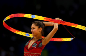 Olympics Day 14 - Rhythmic Gymnastics (Naazmi Johnston)