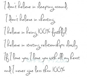 Faithful Girlfriend Quotes