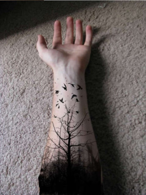 Nature's Hand Awesome Tattoo