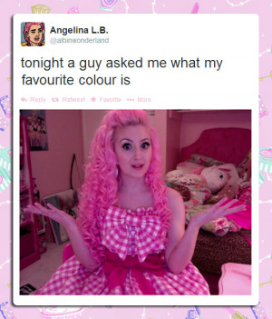 funny-picture-girl-Tweet-pink-hair-color
